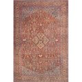 Loloi Rugs Loloi Rugs LORELQ-06REML160S 1 ft. 6 in. x 1 ft. 6 in. Loren Hand Knotted Rug; Red & Multi LORELQ-06REML160S